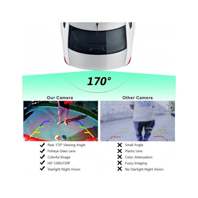 Auto si Moto - Electronice auto - Camere auto si DVR - Camera marsarier HD, unghi 170 grade cu StarLight Night Vision pentru Seat Arona, Ateca - FA8046 - Infinity.ro