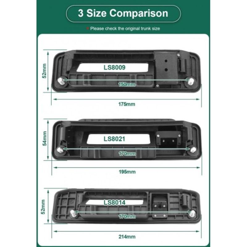 Auto si Moto - Electronice auto - Accesorii electronice auto - Camera marsarier HD,  Mercedes A-Class, GLA, GLC, GLE, ML W166, Vito Viano W447 - Infinity.ro