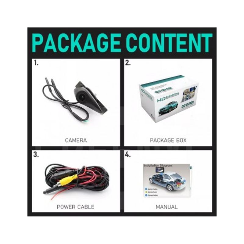 Auto si Moto - Electronice auto - Camere auto si DVR - Camera frontala dedicata Hyundai cu montaj in sigla, marimea S, dimensiuni 60mm x 28mm - Infinity.ro