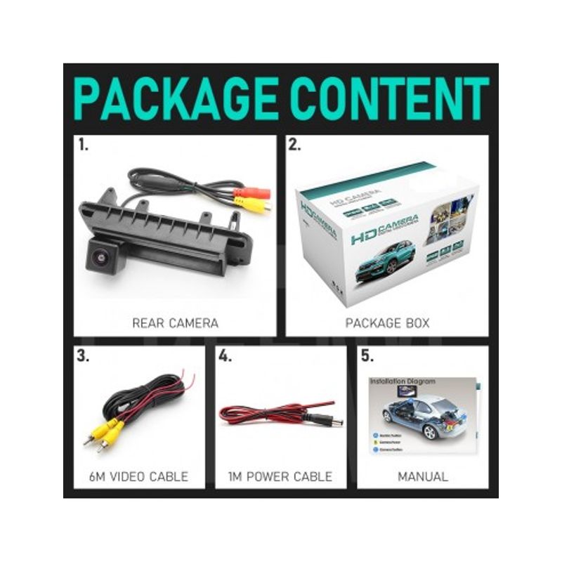 Auto si Moto - Electronice auto - Accesorii electronice auto - Camera marsarier HD, unghi 170 grade, cu StarLight Night Vision pentru Mercedes C-Class W204 - FA950 - Infinity.ro