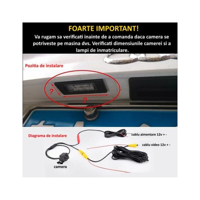 Auto si Moto - Electronice auto - Accesorii electronice auto - Camera marsarier Skoda Superb II Sedan 2008-2015 - Infinity.ro
