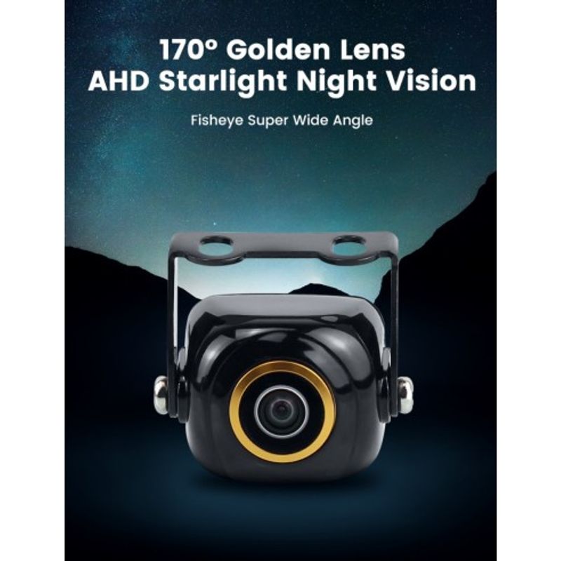 Auto si Moto - Electronice auto - Accesorii electronice auto - Camera marsarier/frontala AHD/CVBS unghi 170 grade cu StarLight Night Vision - Infinity.ro