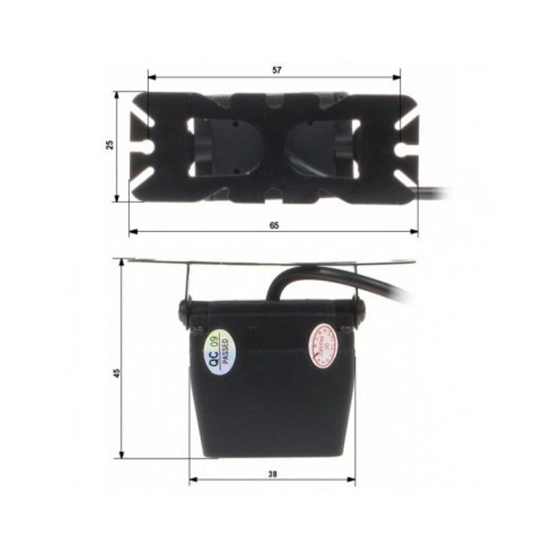 Auto si Moto - Electronice auto - Camere auto si DVR - Camera auto marsarier cu unghi reglabil cu infrarosu - Infinity.ro