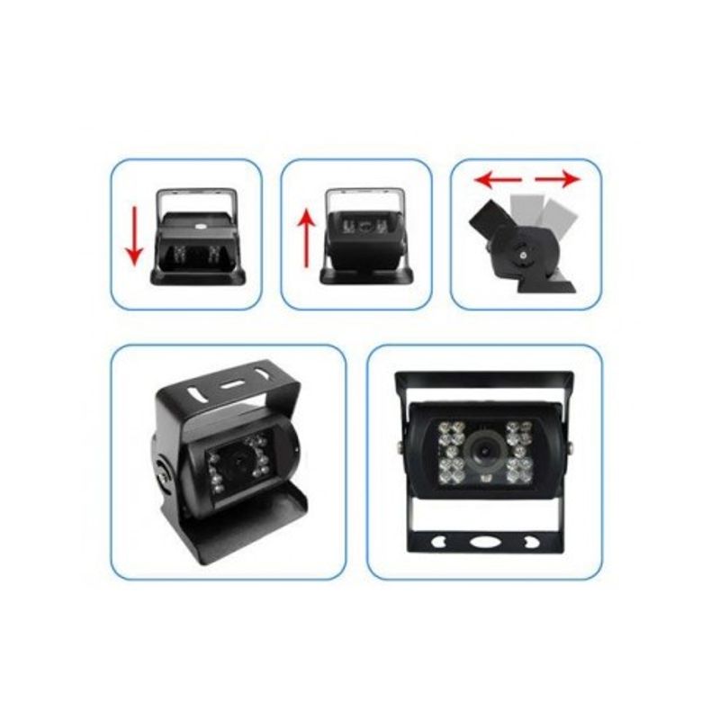 Auto si Moto - Electronice auto - Accesorii electronice auto - Camera marsarier cu infrarosu 12V – 24V pentru Camioane, Autocare, Bus-uri - Infinity.ro