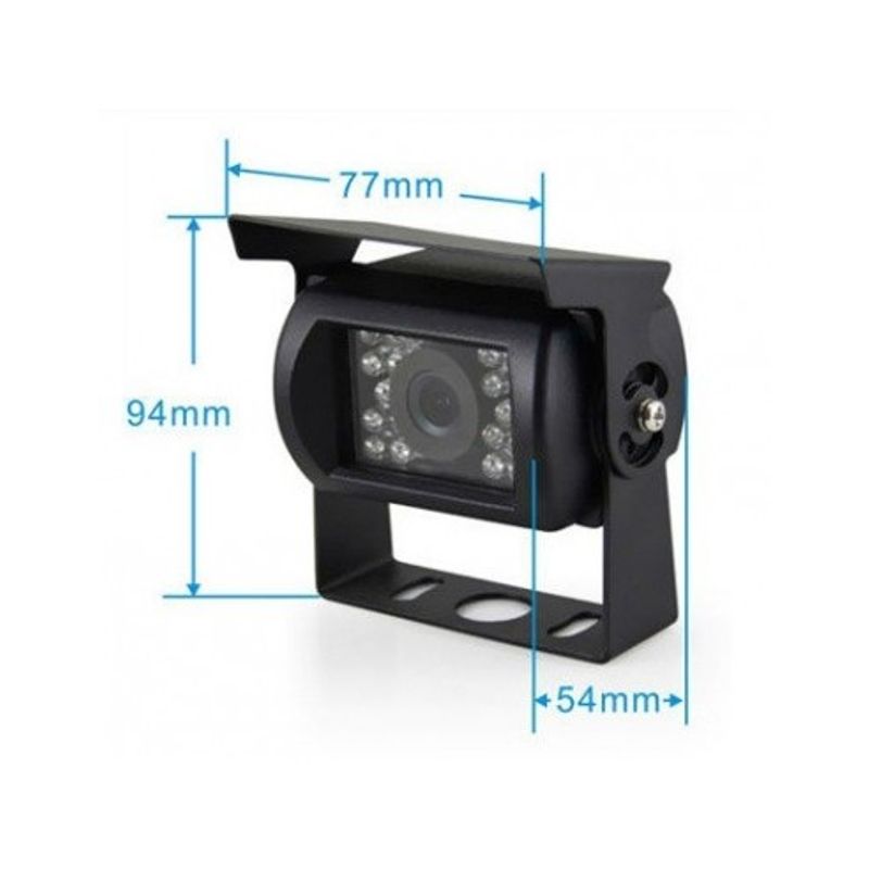 Auto si Moto - Electronice auto - Accesorii electronice auto - Camera marsarier cu infrarosu 12V – 24V pentru Camioane, Autocare, Bus-uri - Infinity.ro