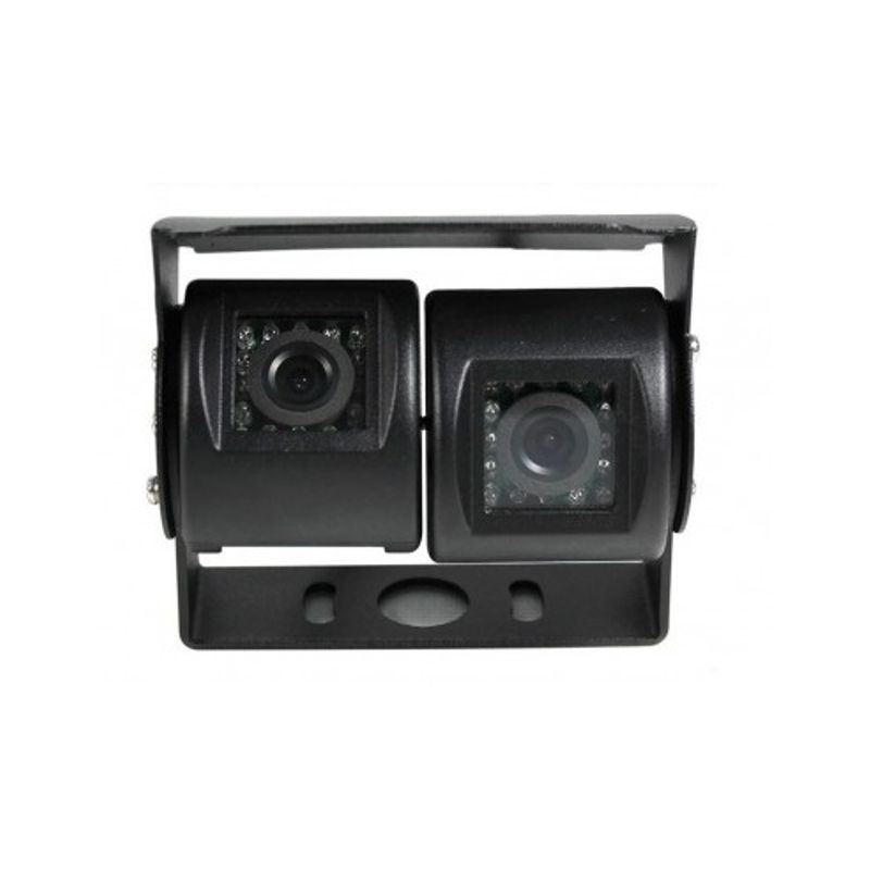 Auto si Moto - Electronice auto - Accesorii electronice auto - Camera marsarier dubla, reglabila 12V – 24V pentru Camioane, Autocare, Bus-uri - Infinity.ro