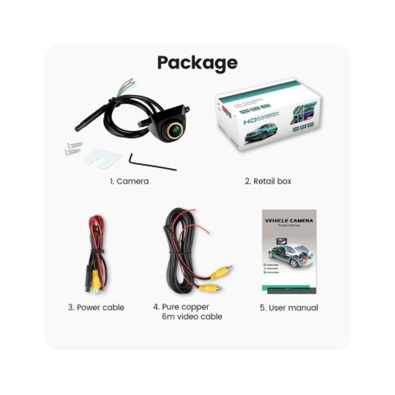 Auto si Moto - Electronice auto - Accesorii electronice auto - Camera marsarier/frontala AHD/CVBS unghi 170 grade cu StarLight Night Vision - Infinity.ro