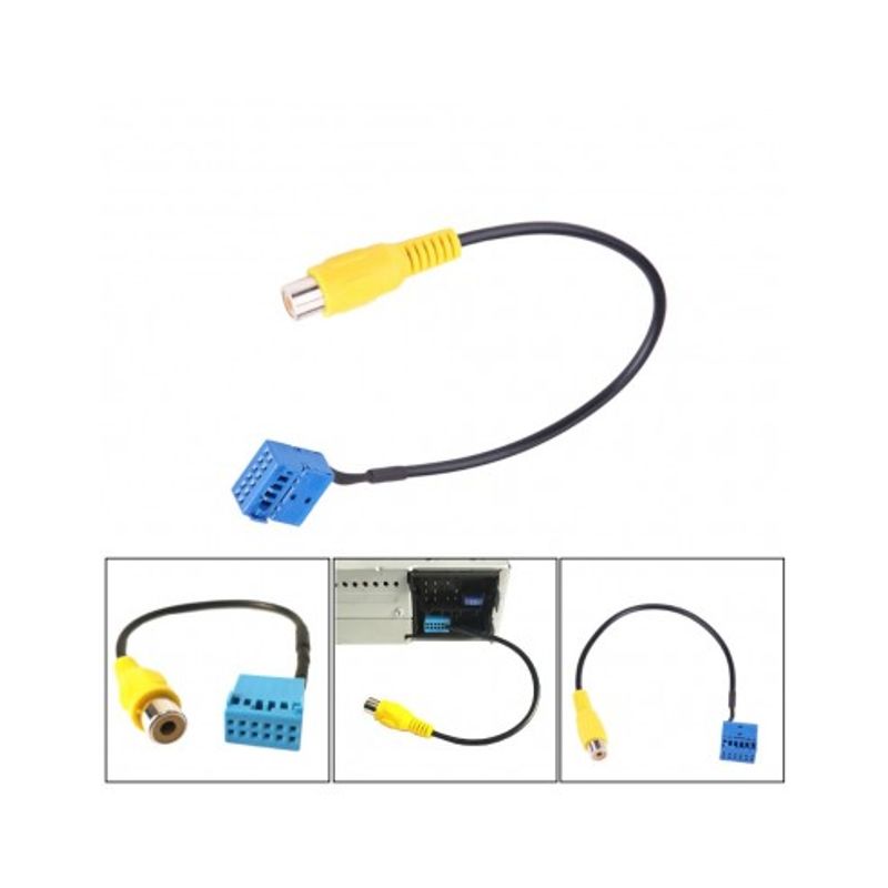Auto si Moto - Electronice auto - Accesorii electronice auto - Cablu adaptor RCA navigatii MIB Volkswagen, Seat, Skoda, Audi pentru camere aftermarket - Infinity.ro