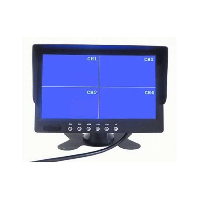 Auto si Moto - Electronice auto - Multimedia auto - Display auto de 7″ cu 4 canale, 12V – 24V, D710 cu telecomanda - Infinity.ro