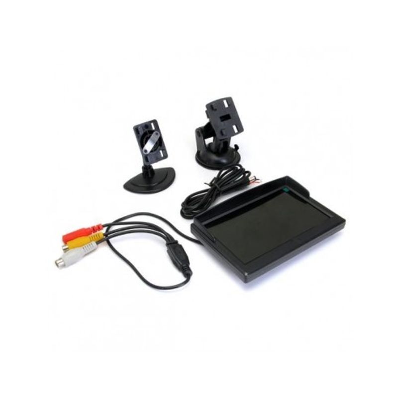 Auto si Moto - Electronice auto - Multimedia auto - Display auto LCD de 5″ D706-B cu ventuza pentru parbriz - Infinity.ro