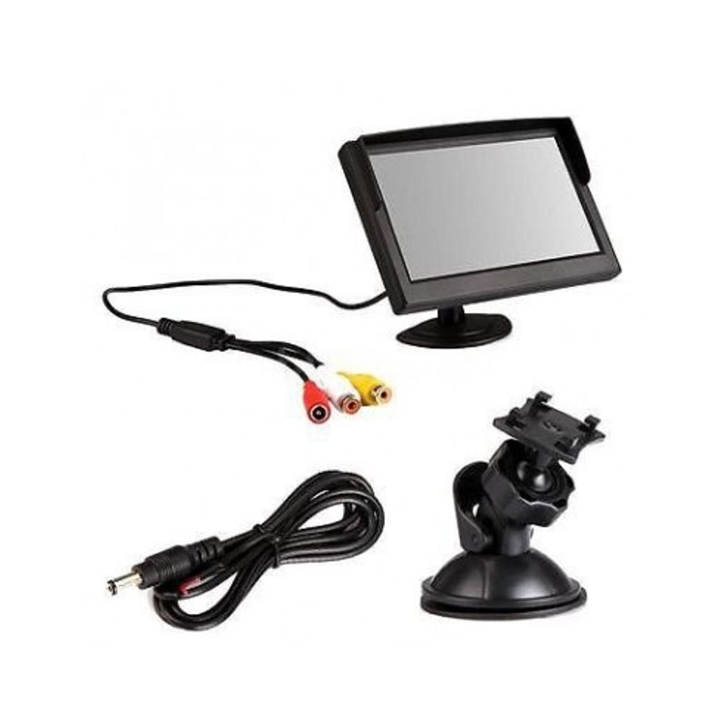 Auto si Moto - Electronice auto - Multimedia auto - Display auto LCD de 5″ D706-B cu ventuza pentru parbriz - Infinity.ro