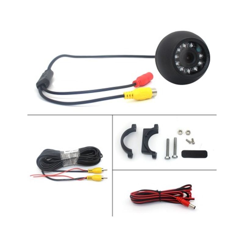 Auto si Moto - Electronice auto - Accesorii electronice auto - Camera marsarier cu infrarosu 12V - 24V pentru Camioane, Autocare, Bus-uri - Infinity.ro