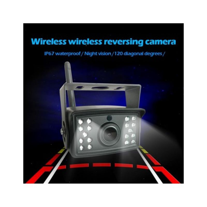 Auto si Moto - Electronice auto - Accesorii electronice auto - Camera auto WI-FI rezolutie HD pentru marsarier/frontala cu Nightvision 12-24V WIFI - Infinity.ro