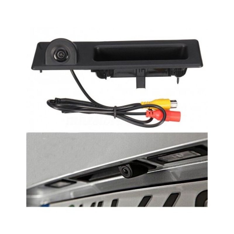 Auto si Moto - Electronice auto - Accesorii electronice auto - Camera marsarier BMW F30, F31, F10, F25, E84 pe manerul de portbagaj - Infinity.ro