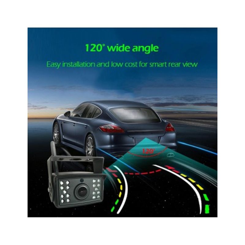 Auto si Moto - Electronice auto - Accesorii electronice auto - Camera auto WI-FI rezolutie HD pentru marsarier/frontala cu Nightvision 12-24V WIFI - Infinity.ro