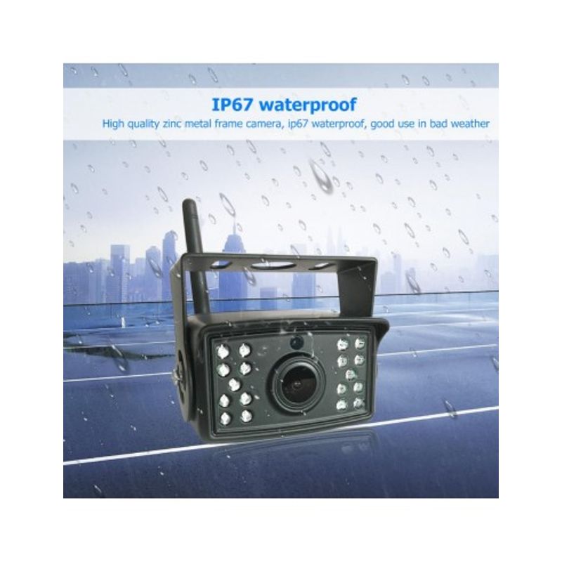 Auto si Moto - Electronice auto - Accesorii electronice auto - Camera auto WI-FI rezolutie HD pentru marsarier/frontala cu Nightvision 12-24V WIFI - Infinity.ro