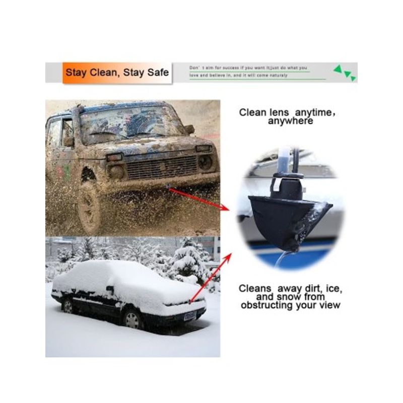 Auto si Moto - Electronice auto - Camere auto si DVR - Camera auto marsarier / frontala cu sistem de spalare camera - Infinity.ro