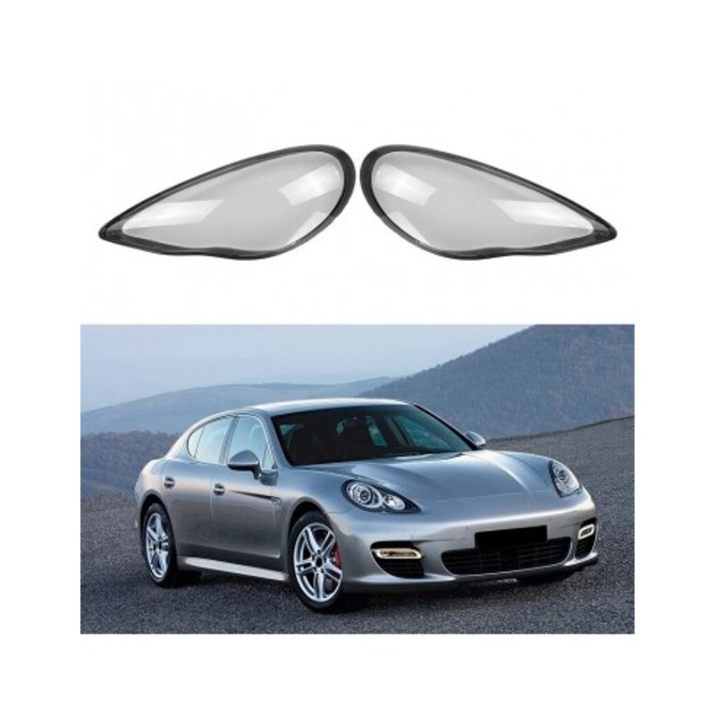 Auto si Moto - Piese auto si accesorii - Caroserie - Faruri, stopuri si proiectoare - Set 2 sticle faruri pentru Porsche Panamera (2011 - 2014) - Infinity.ro
