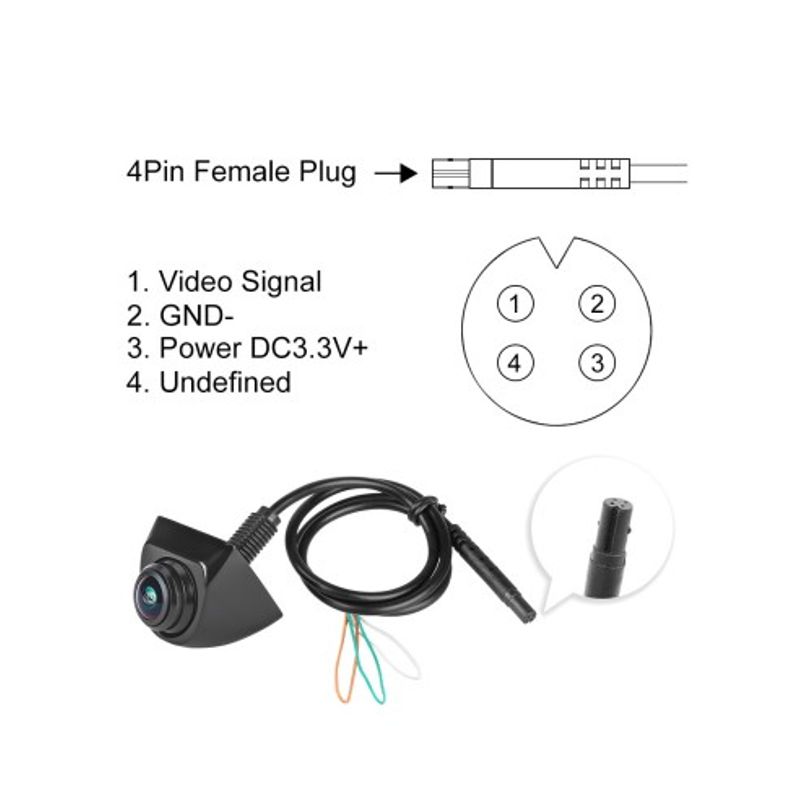 Auto si Moto - Electronice auto - Accesorii electronice auto - Camera marsarier/frontala AHD/CVBS unghi 170 grade cu StarLight Night Vision - Infinity.ro