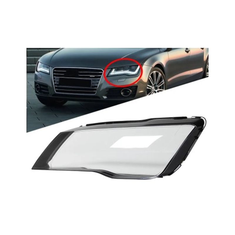 Auto si Moto - Piese auto si accesorii - Caroserie - Faruri, stopuri si proiectoare - Set 2 sticle faruri pentru Audi A7 C7 Non Facelift (2010 - 2014) - Infinity.ro