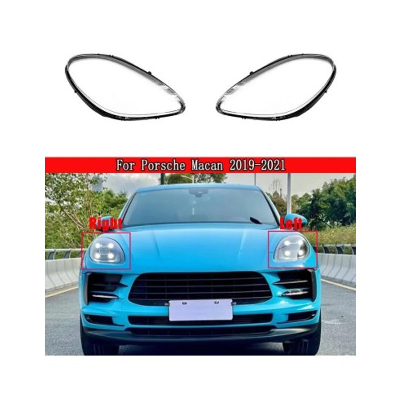 Auto si Moto - Piese auto si accesorii - Caroserie - Faruri, stopuri si proiectoare - Set 2 sticle faruri pentru Porsche Macan (2019 - 2023) - Infinity.ro