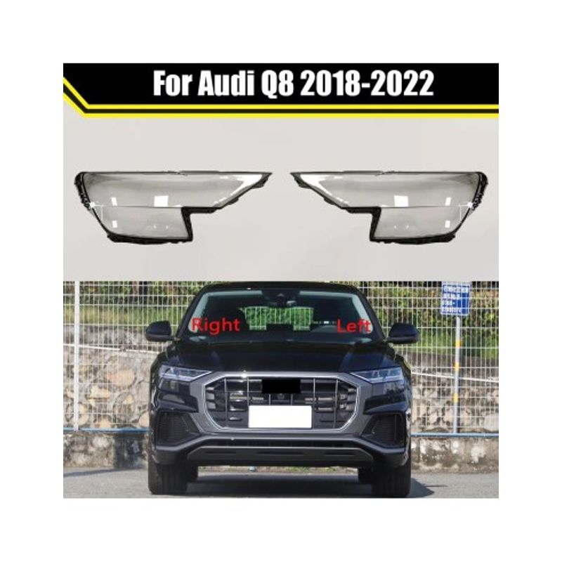 Auto si Moto - Piese auto si accesorii - Caroserie - Faruri, stopuri si proiectoare - Set 2 sticle faruri pentru Audi Q8 4M Non Facelift (2018-2022) - Infinity.ro