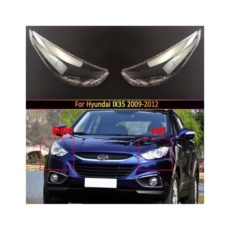 Auto si Moto - Piese auto si accesorii - Caroserie - Faruri, stopuri si proiectoare - Set 2 sticle faruri pentru Hyundai IX35 (2009 - 2013) - Infinity.ro