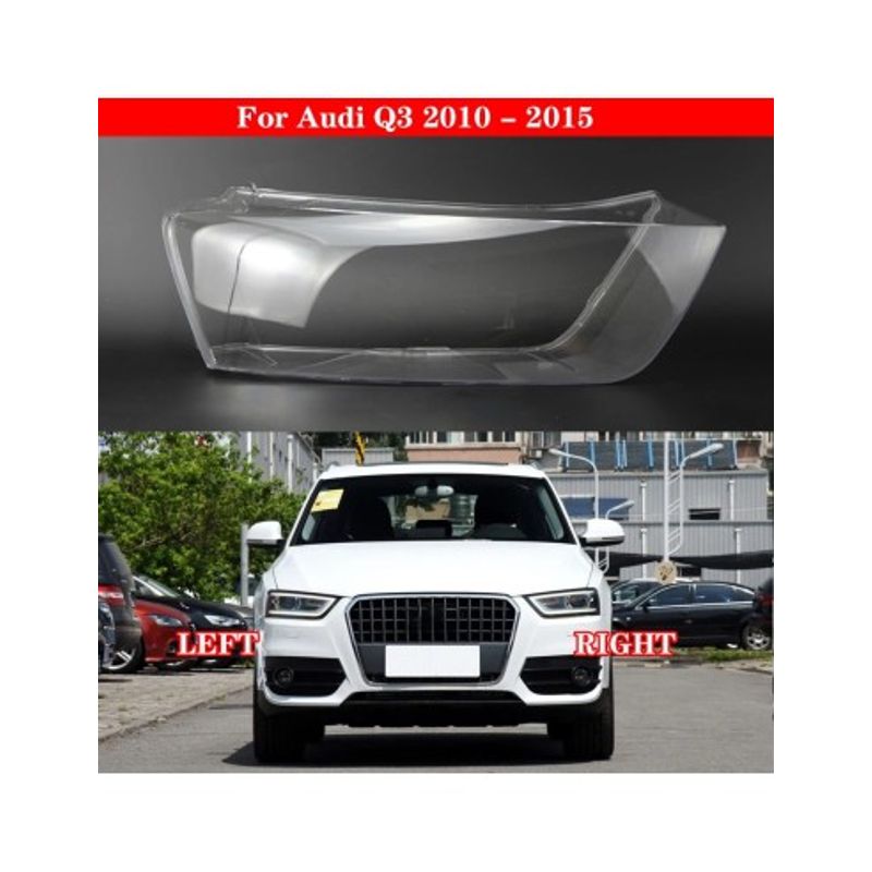 Auto si Moto - Piese auto si accesorii - Caroserie - Faruri, stopuri si proiectoare - Set 2 sticle faruri pentru Audi Q3 Non Facelift (2011-2014) - Infinity.ro