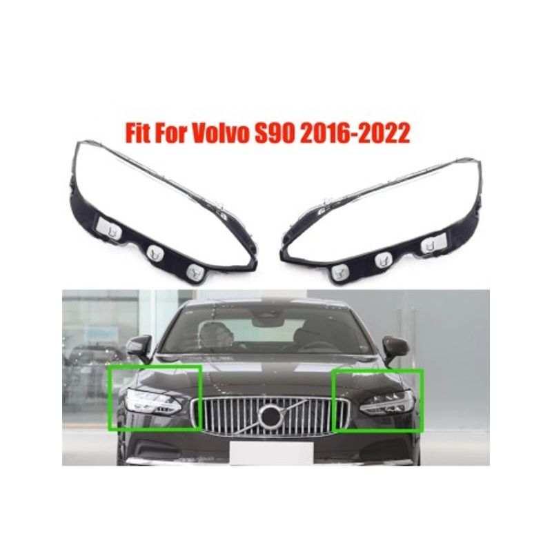 Auto si Moto - Piese auto si accesorii - Caroserie - Faruri, stopuri si proiectoare - Set 2 sticle faruri pentru Volvo S90 (2016 - 2023) - Infinity.ro
