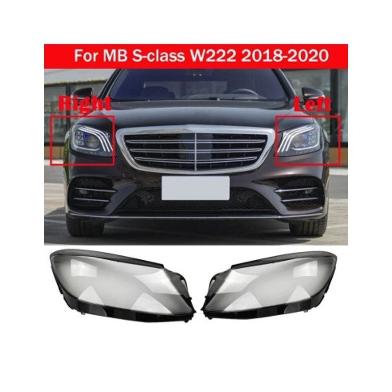Auto si Moto - Piese auto si accesorii - Caroserie - Faruri, stopuri si proiectoare - Set 2 sticle faruri pentru Mercedes S-Class W222 Facelift (2017 - 2020) - Infinity.ro