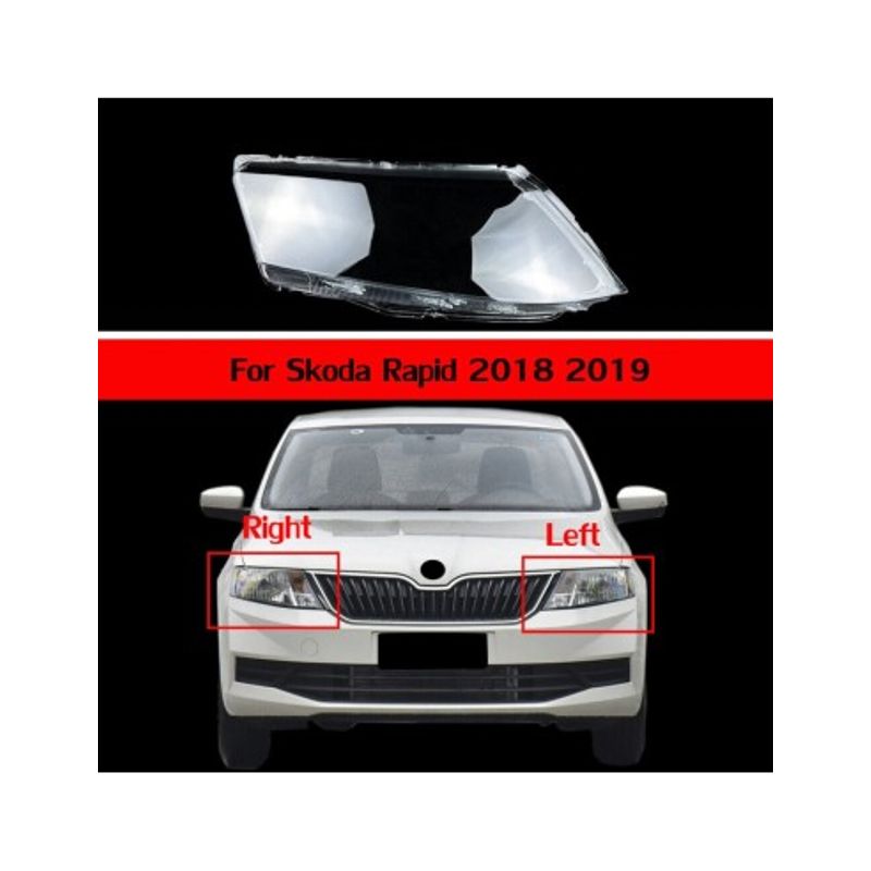 Auto si Moto - Piese auto si accesorii - Caroserie - Faruri, stopuri si proiectoare - Set 2 sticle faruri pentru Skoda Rapid (2018 - 2019) - Infinity.ro