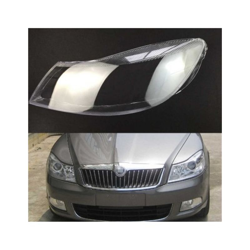 Auto si Moto - Piese auto si accesorii - Caroserie - Faruri, stopuri si proiectoare - Set 2 sticle faruri pentru Skoda Octavia 2 1Z Facelift (2009 - 2013) - Infinity.ro