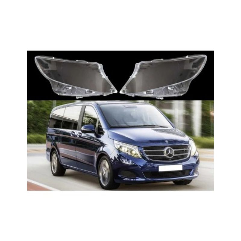 Auto si Moto - Piese auto si accesorii - Caroserie - Faruri, stopuri si proiectoare - Set 2 sticle faruri pentru Mercedes Vito W447 (2014 - 2019) - Infinity.ro