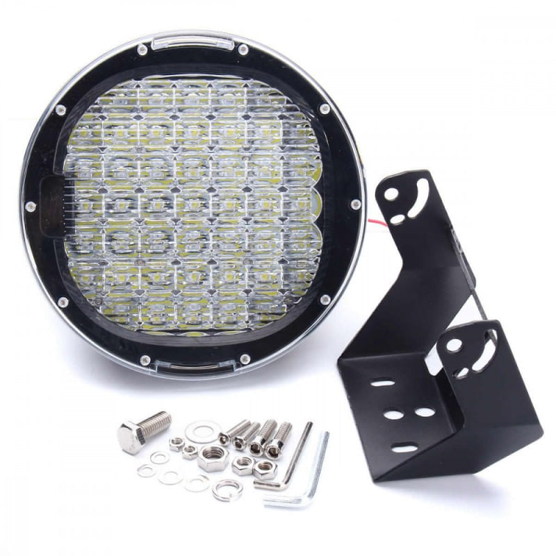 Auto si Moto - Electrice auto - Iluminare si semnalizare - Becuri auto - Proiector LED Auto Offroad 225W, 12V-24V, 18000 Lumeni, Rotund, Spot Beam 30 Grade - Infinity.ro