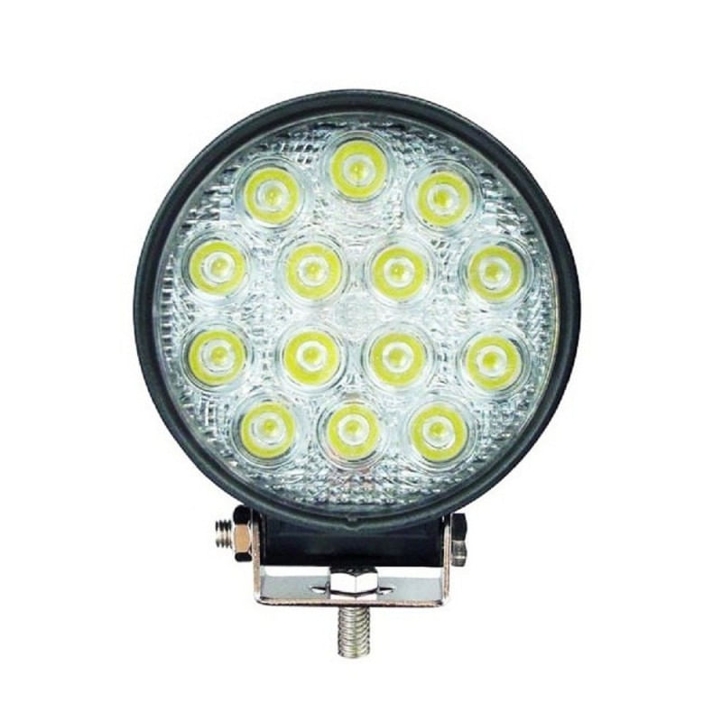 Auto si Moto - Electrice auto - Iluminare si semnalizare - Becuri auto - Proiector LED Auto Offroad 42W/12V-24V, 3080 Lumeni, Rotund, Flood Beam 60 Grade - Infinity.ro