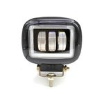 Auto si Moto - Electrice auto - Iluminare si semnalizare - Becuri auto - Proiector LED cu angel eyes pentru offroad auto, moto, atv, putere 45W, luminozitate 4000 lumeni - Infinity.ro