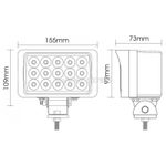Auto si Moto - Electrice auto - Iluminare si semnalizare - Becuri auto - Proiector LED Auto Offroad 45W/12V-24V, 3300 Lumeni, Dreptunghiular, Flood Beam 60 Grade - Infinity.ro