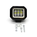 Auto si Moto - Electrice auto - Iluminare si semnalizare - Becuri auto - Proiector LED cu angel eyes pentru offroad auto, moto, atv, putere 30W, luminozitate 2700 lumeni - Infinity.ro