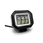 Auto si Moto - Electrice auto - Iluminare si semnalizare - Becuri auto - Proiector LED cu angel eyes pentru offroad auto, moto, atv, putere 30W, luminozitate 2700 lumeni - Infinity.ro