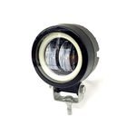 Auto si Moto - Electrice auto - Iluminare si semnalizare - Becuri auto - Proiector LED cu angel eyes pentru offroad auto, moto, atv, putere 20W, luminozitate 1800 lumeni - Infinity.ro