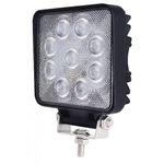 Auto si Moto - Electrice auto - Iluminare si semnalizare - Becuri auto - Proiector LED Auto Offroad 27W/12V-24V, Patrat, Flood Beam 60 Grade, Slim - Infinity.ro
