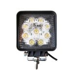 Auto si Moto - Electrice auto - Iluminare si semnalizare - Becuri auto - Proiector LED Auto Offroad 27W/12V-24V, 1980 Lumeni, Patrat, Flood Beam 60 Grade - Infinity.ro