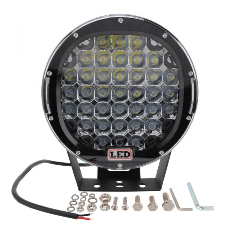 Auto si Moto - Electrice auto - Iluminare si semnalizare - Becuri auto - Proiector LED Auto Offroad 185W/12V-24V 13875 Lumeni, Rotund, Spot Beam 30 Grade - Infinity.ro