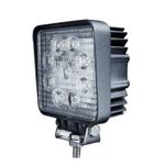 Auto si Moto - Electrice auto - Iluminare si semnalizare - Becuri auto - Proiector LED Auto Offroad 27W/12V-24V, 1980 Lumeni, Patrat, Flood Beam 60 Grade - Infinity.ro