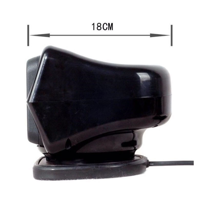 Auto si Moto - Electrice auto - Iluminare si semnalizare - Becuri auto - Proiector LED Rotativ cu Telecomanda Wireless 50W, 4000 lumeni, SPOT Beam, Negru - Infinity.ro