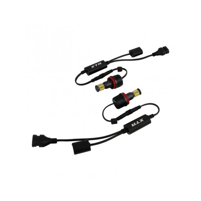 Auto si Moto - Piese auto si accesorii - Caroserie - Faruri, stopuri si proiectoare - Set 2 Led Marker H8 144W Can Bus cu Leduri Cree - Infinity.ro