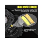 Auto si Moto - Electrice auto - Iluminare si semnalizare - Becuri auto - Proiector LED Auto Offroad cu doua culori (alb+galben) 30W/12V-24V, 1500 Lumeni, Incastrabil, Flood Beam 90 Grade - Infinity.ro