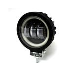 Auto si Moto - Electrice auto - Iluminare si semnalizare - Becuri auto - Proiector LED cu angel eyes pentru offroad auto, moto, atv, putere 30W, luminozitate 2700 lumeni - Infinity.ro