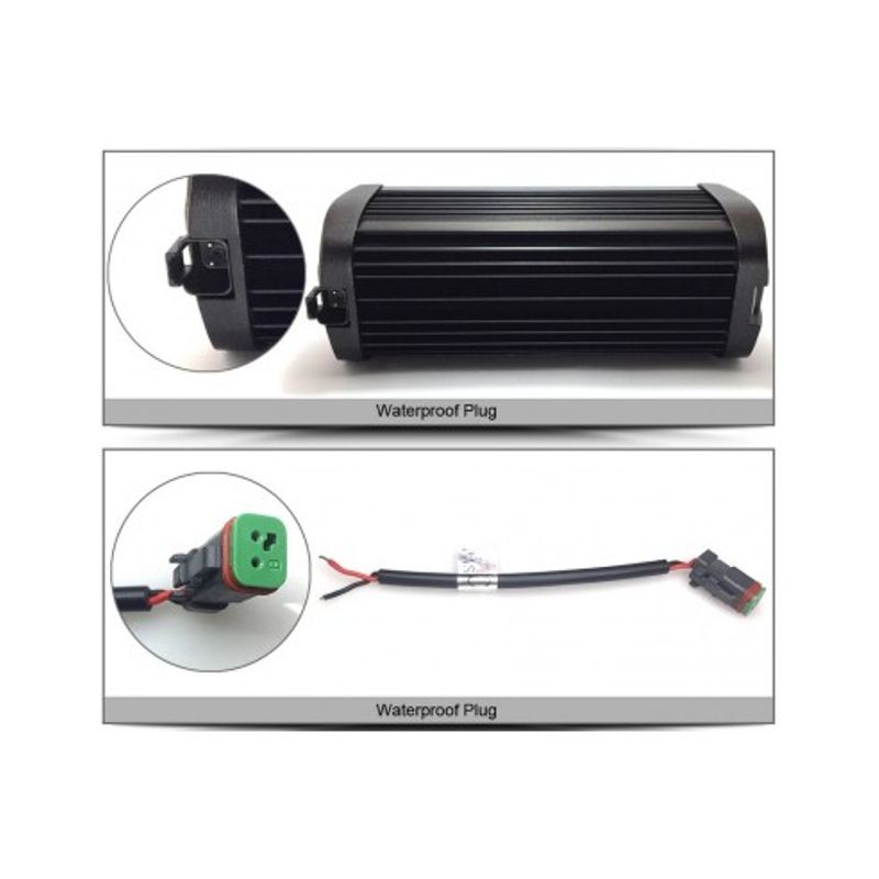 Auto si Moto - Piese auto si accesorii - Caroserie - Faruri, stopuri si proiectoare - LED Bar Auto 90W 6D 12V-24V, 9720 Lumeni, 21"/53.5 cm - Infinity.ro