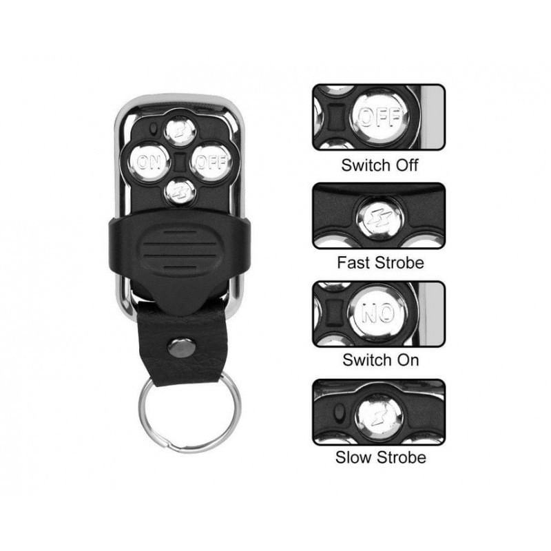 Auto si Moto - Piese auto si accesorii - Caroserie - Faruri, stopuri si proiectoare - Cablaj wireless cu telecomanda pentru 1 proiector led/led bar pana la 288W - Infinity.ro